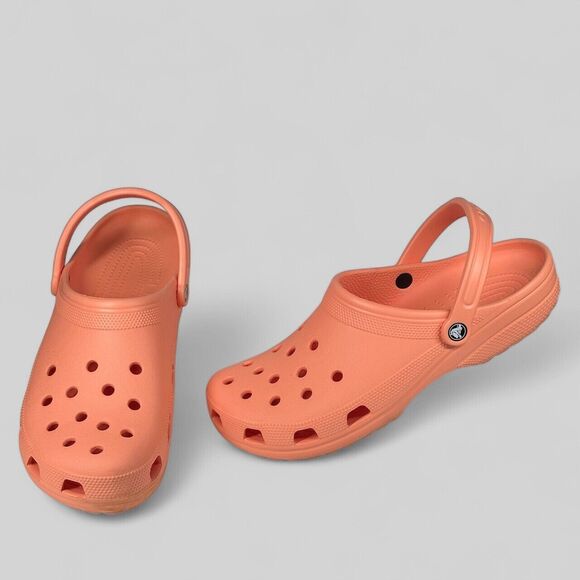Crocs Other - Crocs Mens Size 13 Papaya Classic Clog Mule Authentic Shoe Style 10001